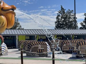 Water World clamshell fountain scaled